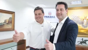 Gráfico da pesquisa eleitoral Paraná Pesquisas de maio 2026 aponta Sandro Alex com 11% das intenções de voto ao Governo do Paraná