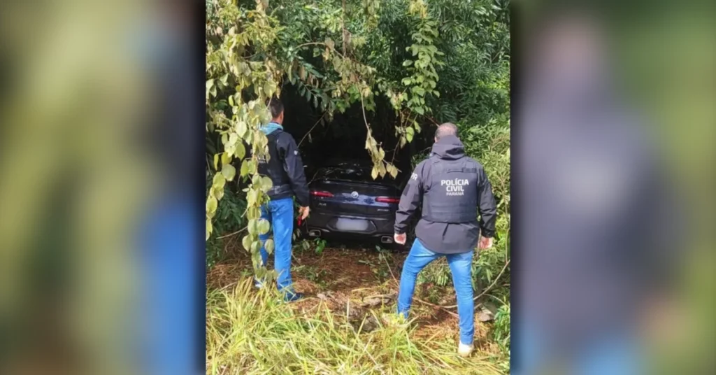 BMW roubada em Apucarana recuperada pela Polícia Civil em Cambira