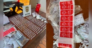 Apreensão de drogas em Arapongas realizada pela Polícia Civil na Vila Aparecida