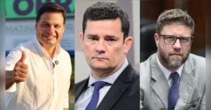 Cadidatos da pesquisa eleitoral para o Governo do Paraná com intenções de voto.